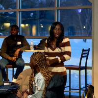 International Anchor Allies Winter 2026 First Mixer -  a captain makes a point